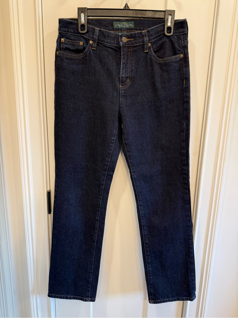 Lauren Ralph Lauren Dark Blue Straight Leg Women’s Jeans